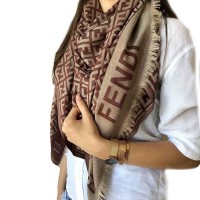 Fendi Scarf (Beige~Brown)