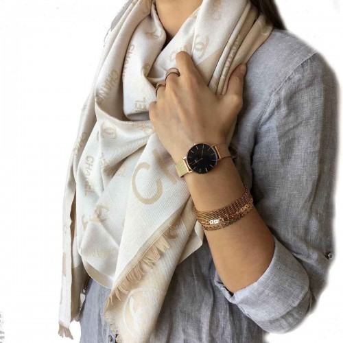 Chanel Scarf (White)